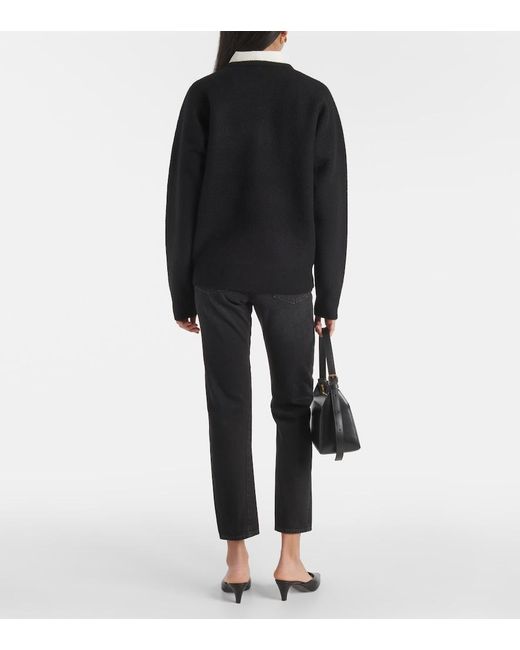 Totême Black Wool Sweater