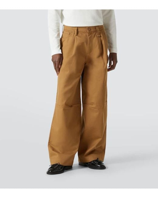 Simone Rocha Natural Embellished Wide-Leg Jeans for men