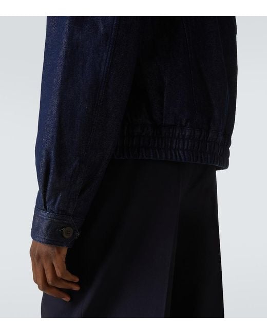 Dries Van Noten Blue Denim Jacket for men