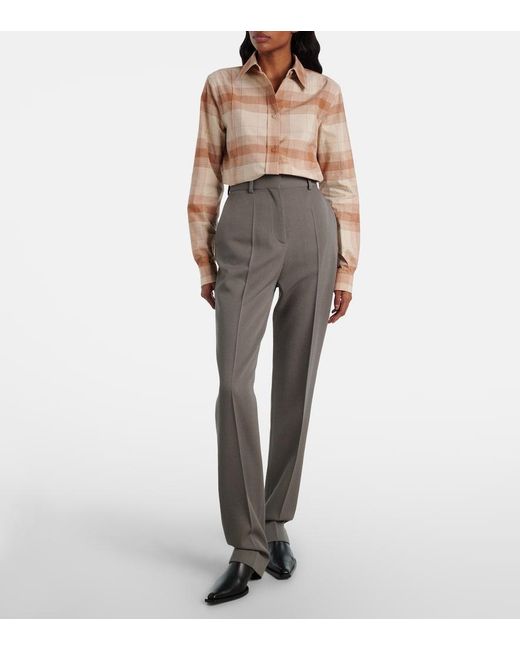 Calvin Klein Brown Scarlett Cotton Shirt