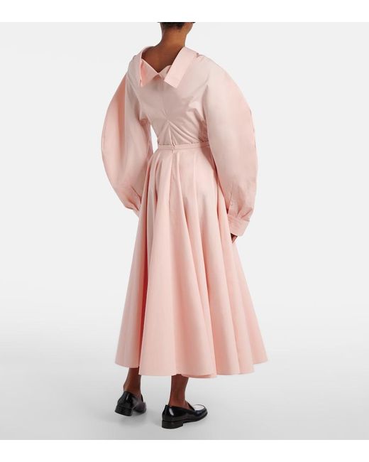 Givenchy Pink Cotton Midi Skirt