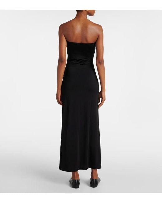 TOVE Black Cate Strapless Maxi Dress