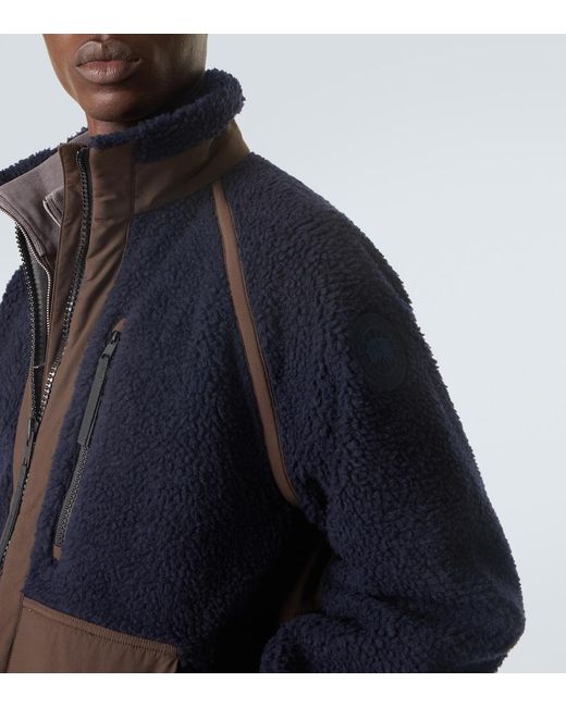 Canada Goose Blue Westport Fleece Jacket for men