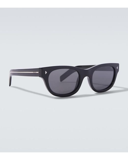 Prada Black Oval Sunglasses for men