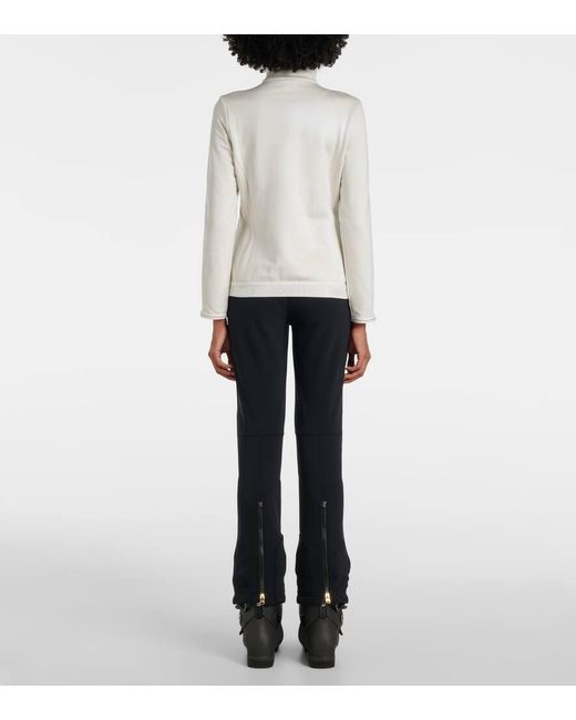 Bogner White Piara Logo Ski Jacket