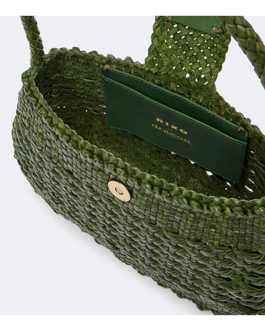 Rixo Green X Dragon Diffusion Amoria Shoulder Bag