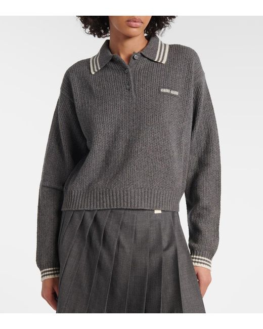 Pullover di Miu Miu in Gray