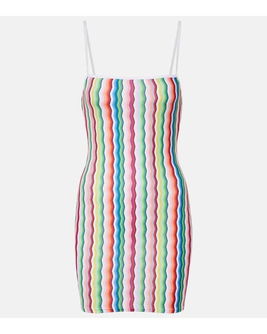 Missoni Blue Zig Zag Minidress