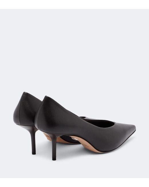 Max Mara Black Leather Pumps