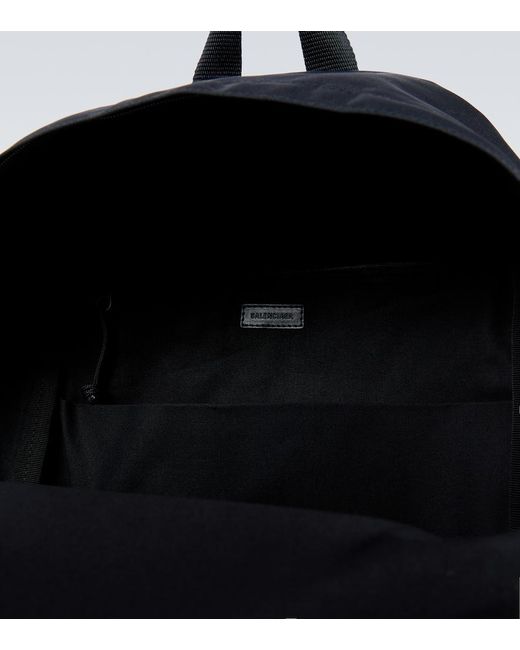 Balenciaga Black Explorer Backpack for men