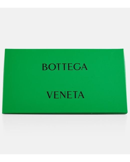 Bottega Veneta Brown Classic Aviator Sunglasses