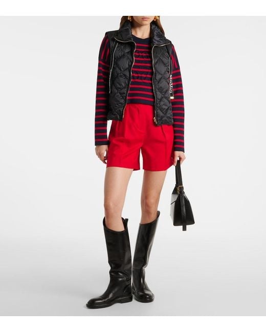 Max Mara Black The Cube Tregic Quilted Down Vest