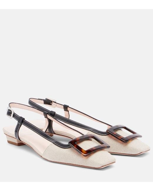 Escarpins Slingback Belle Vivier 25 Roger Vivier en coloris Pink