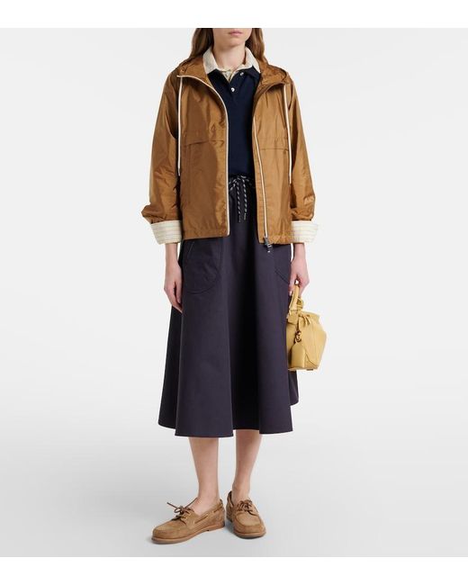 Moncler Brown Coquelicot Technical Jacket