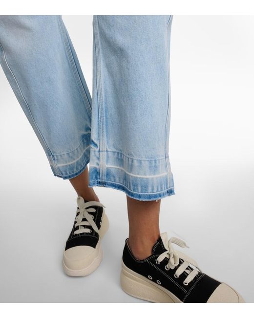 Stella McCartney Blue High-Rise Boyfriend Jeans