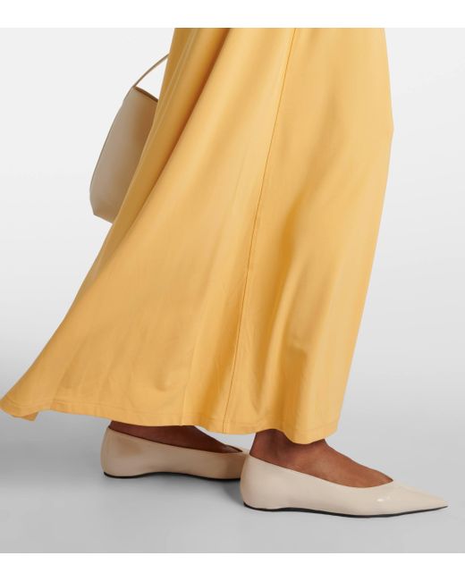 Totême  Yellow Jersey Maxi Dress