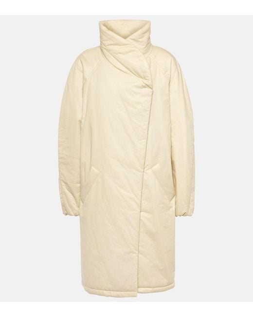 Isabel Marant Natural Dakota Cotton-Blend Coat