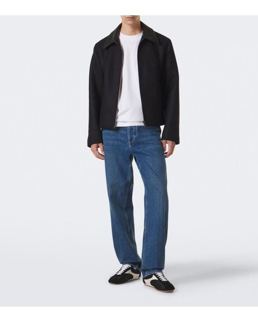 Bottega Veneta Black Shot Suede-Trimmed Sneakers for men