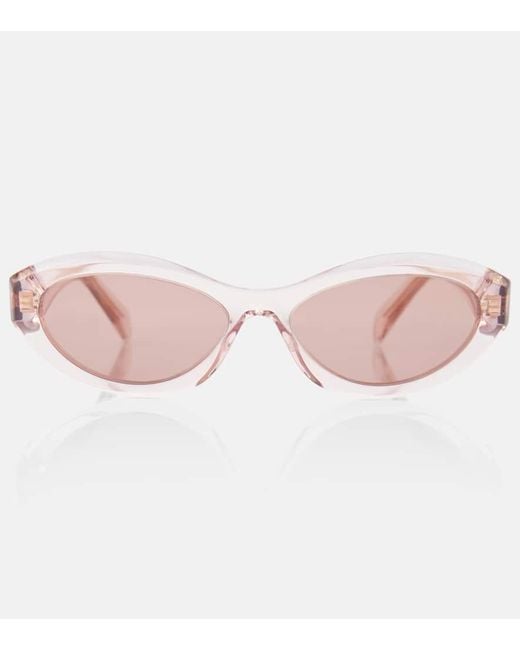 Prada Pink Cat-Eye-Sonnenbrille