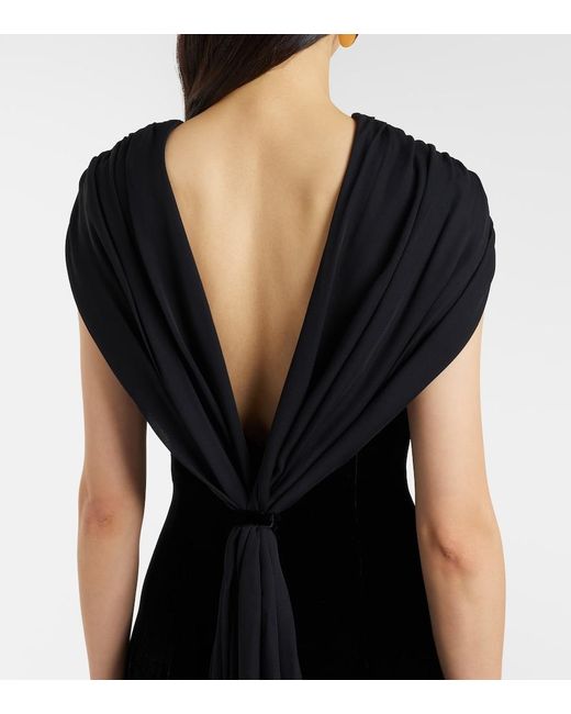 Markarian Black Vesper Cutout Gown