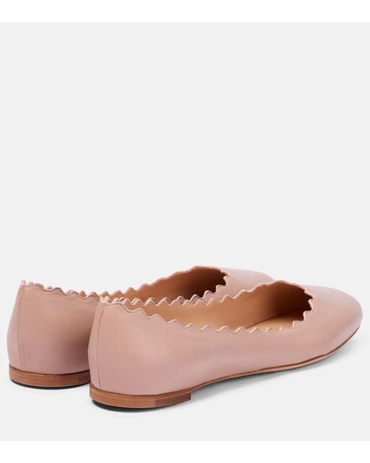 Ballerine Lauren Rosa Taglia 100% Pelle Di Agnello di Chloé in Pink