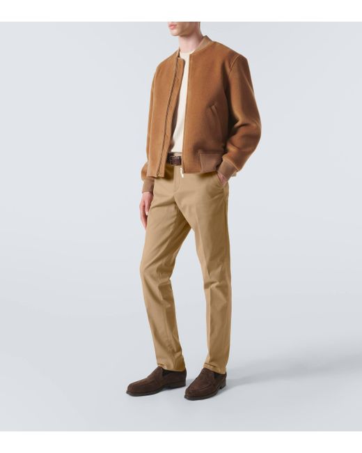 Pantalon chino en coton Lardini pour homme en coloris Natural