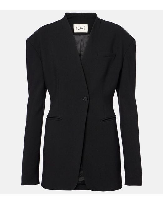 TOVE Black Aster Blazer