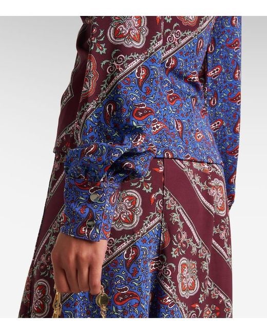 Chemise A Motif Cachemire Rabanne en coloris Blue