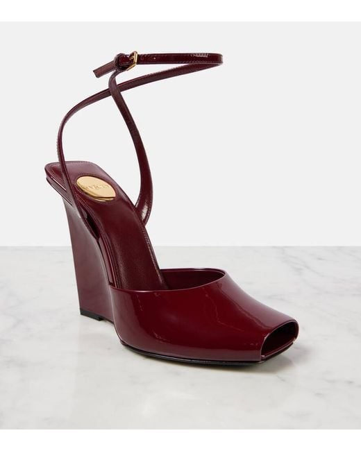 Sandali La Scandale 110 di Saint Laurent in Red