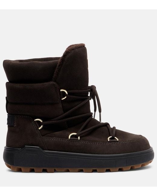 Bogner Black Chamonix 11 Suede Ankle Boots