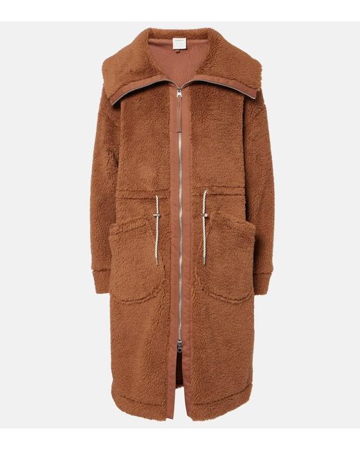Varley Brown Logan Teddy Coat