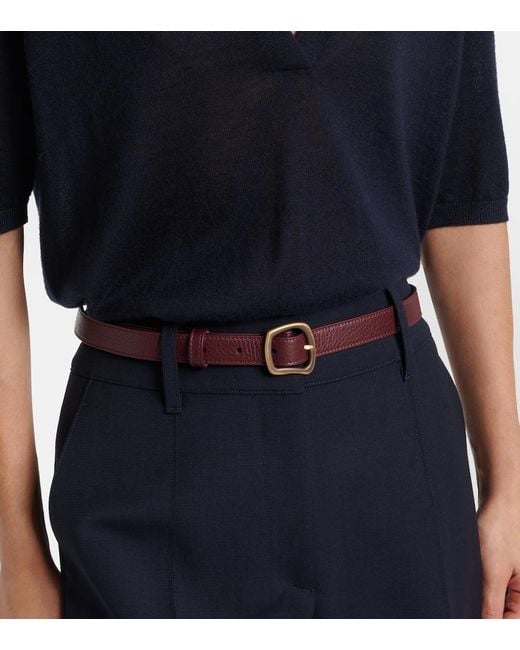 Gabriela Hearst Brown Simone Leather Belt
