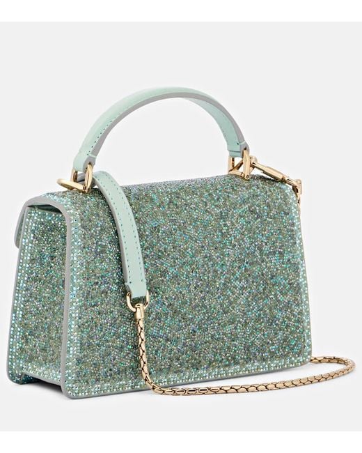 Borsa Serpenti Forever Mini di BVLGARI in Green