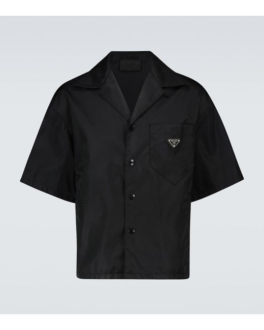 Prada Black Re-Nylon Short-Sleeved Shirt