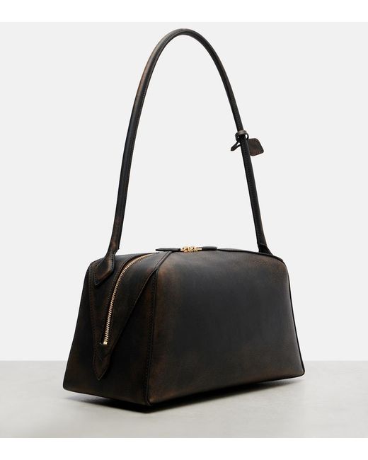 Alaïa Black Le Bouledogue Leather Shoulder Bag