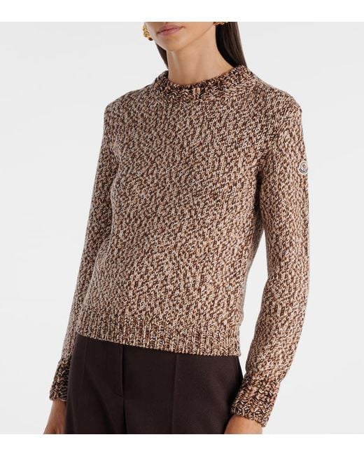 Moncler Brown Virgin Wool Sweater