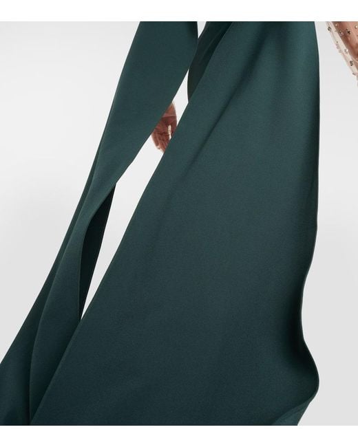 Safiyaa Green Verzierte Robe