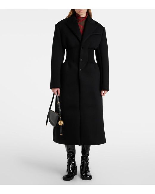 Wardrobe NYC Black Bonded Coat