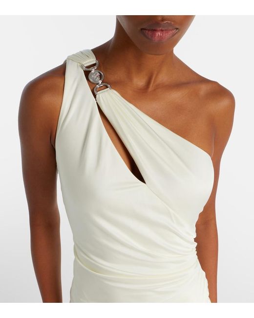 Robe Longue Medusa '95 Versace en coloris White