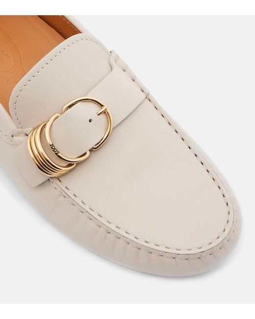 Mocassini Gommino di Tod's in White