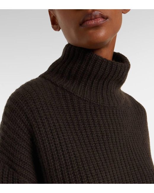 Lisa Yang Black Julina Cashmere Turtleneck Sweater