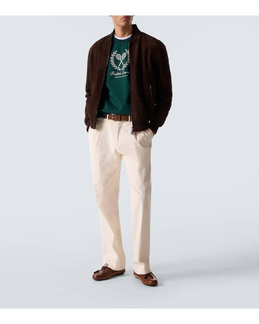 Ralph Lauren Sweatshirt Aus Baumwolle Und Kaschmir in Green für Herren