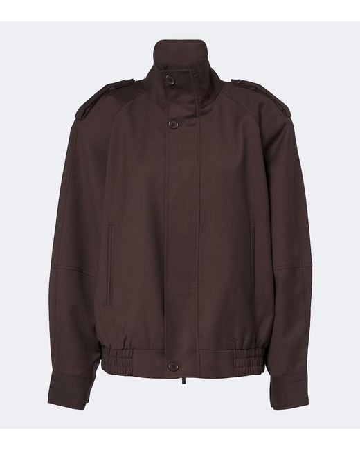 Frankie Shop Brown Kelly Blouson Jacket