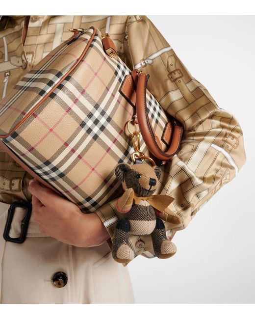 Burberry Metallic Thomas Bear Bag Charm