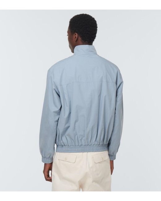 Adish Blue Logo Track Jacket for men