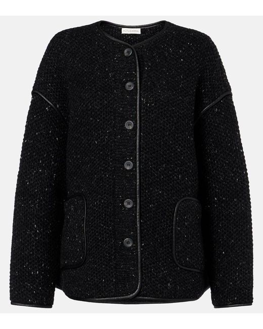 Altuzarra Black Medrano Knitted Wool-Blend Jacket