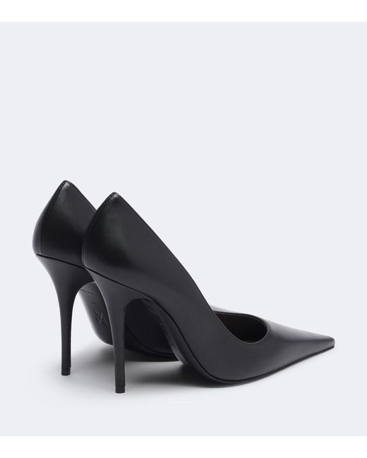 AMINA MUADDI Black Barbara Leather Pumps