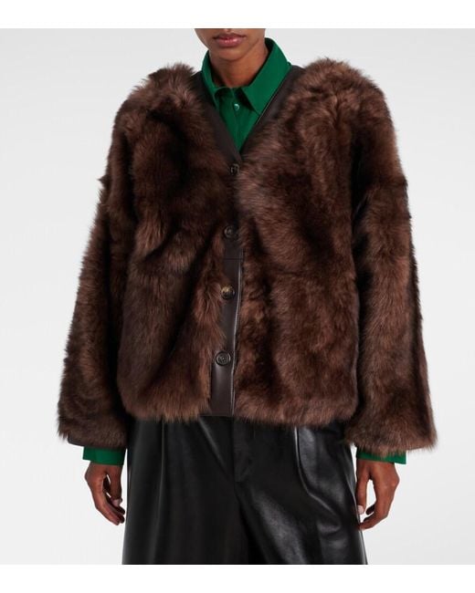 Loewe Brown Shearling Jacket
