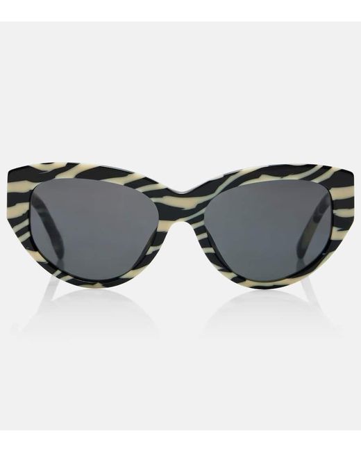 Gafas De Sol Cat-Eye Dg Crossed Dolce & Gabbana de color Brown