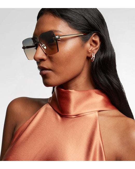 BVLGARI Multicolor Serpenti Forever Square Sunglasses